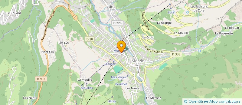 localisation de l'entreprise MONSIEUR MARC BERGER à MORZINE