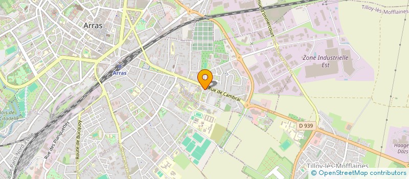 localisation de l'entreprise MONSIEUR MARC BERK à ARRAS