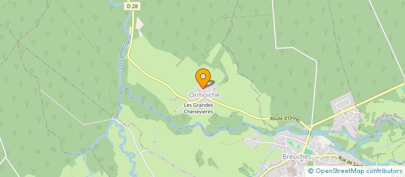 localisation de l'entreprise MONSIEUR MARC BERMON  ORMOICHE