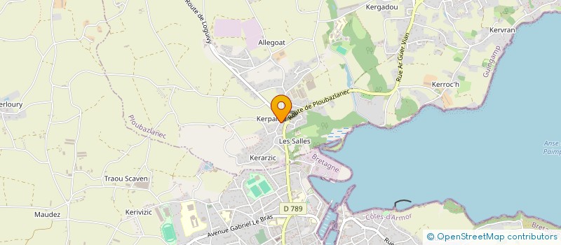 localisation de l'entreprise MONSIEUR MARC BERNARD à PLOUBAZLANEC