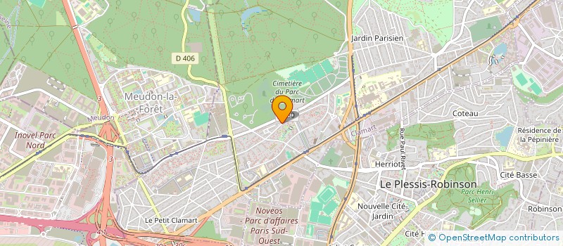 localisation de l'entreprise MONSIEUR MARC BERNARD à CLAMART
