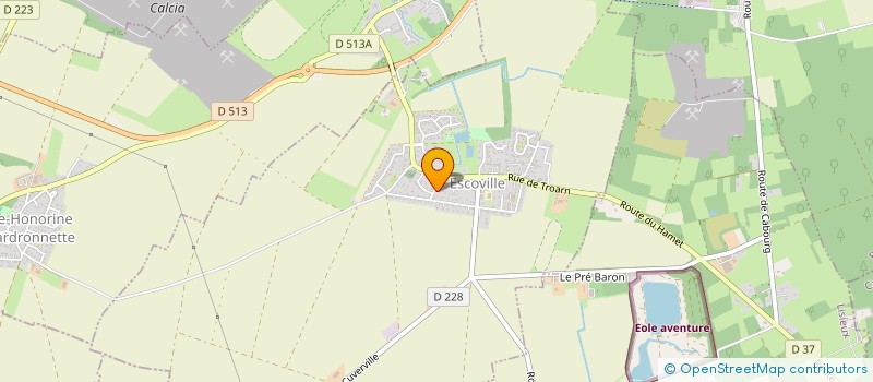 localisation de l'entreprise MONSIEUR MARC BERNARD  ESCOVILLE