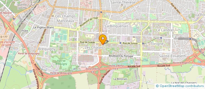 localisation de l'entreprise MONSIEUR MARC BERNARDIN à RENNES