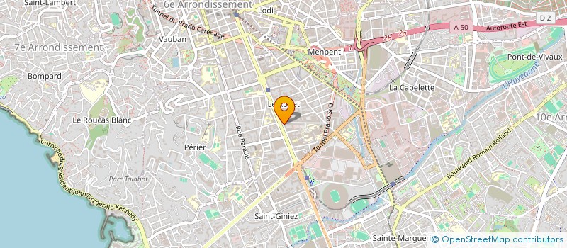 localisation de l'entreprise MONSIEUR MARC BERNARDINI à MARSEILLE