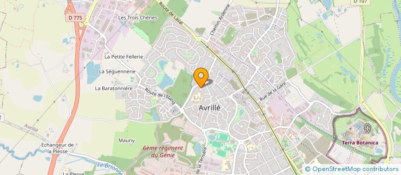 localisation de l'entreprise MONSIEUR MARC BERNAVILLE à ANGERS