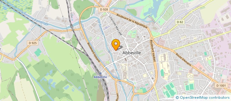 localisation de l'entreprise MONSIEUR MARC BERQUIN à ABBEVILLE