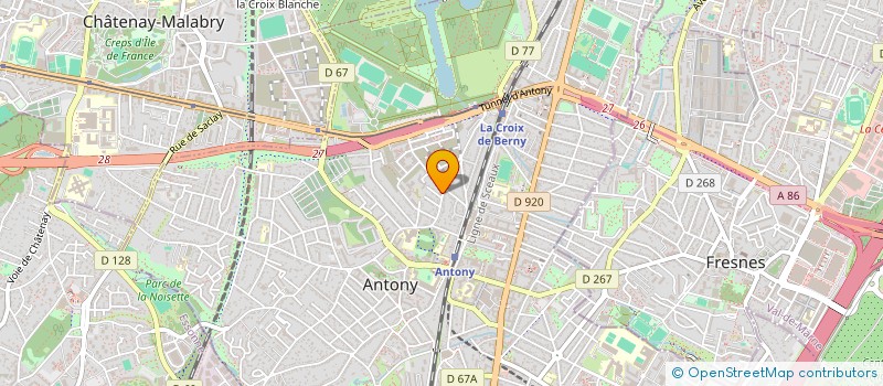 localisation de l'entreprise MONSIEUR MARC BERRY à ANTONY