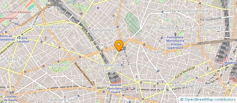 localisation de l'entreprise MONSIEUR MARC BERTE  PARIS