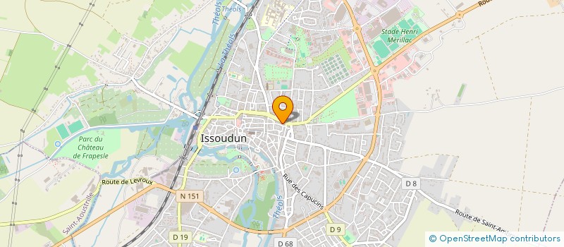 localisation de l'entreprise MONSIEUR MARC BERTHELOT à ISSOUDUN