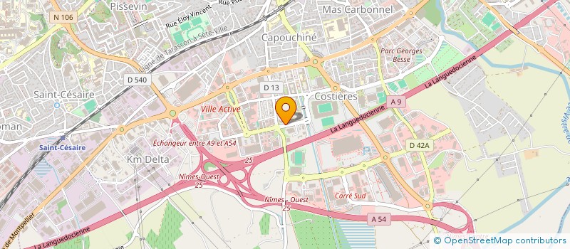 localisation de l'entreprise MONSIEUR MARC BERTHIER  NIMES