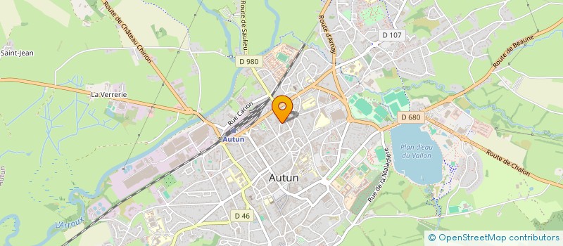 localisation de l'entreprise MONSIEUR MARC BERTRAND  AUTUN