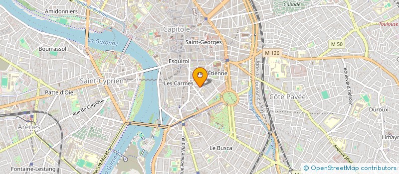 localisation de l'entreprise MONSIEUR MARC BERTRAND  TOULOUSE