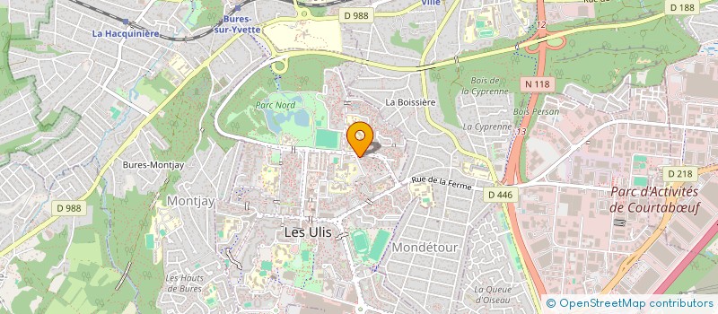 localisation de l'entreprise MONSIEUR MARC BESNARD  LES ULIS