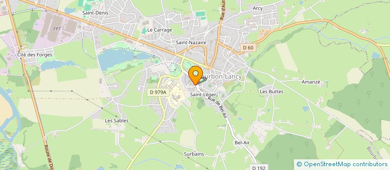 localisation de l'entreprise MONSIEUR MARC BESSON à BOURBON-LANCY
