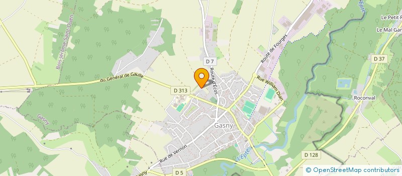 localisation de l'entreprise MONSIEUR MARC BESSON-MOREAU  GASNY
