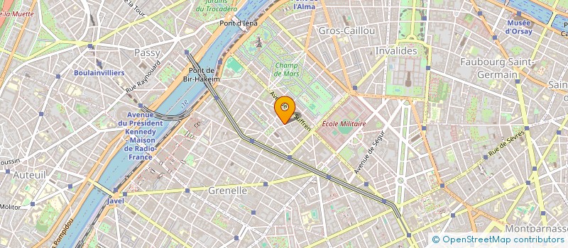 localisation de l'entreprise MONSIEUR MARC BEUNARDEAU  PARIS