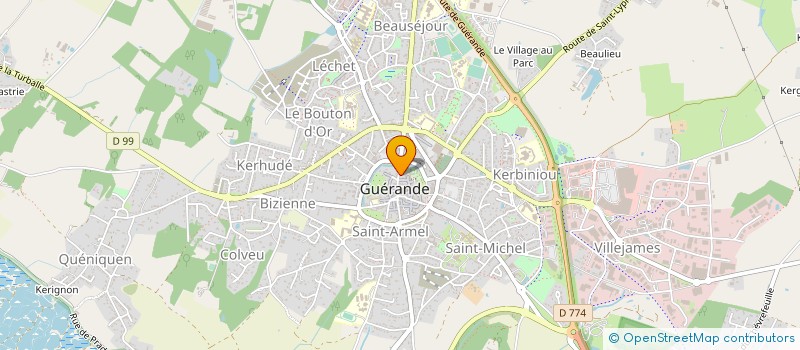 localisation de l'entreprise MONSIEUR MARC BEYER à GUERANDE