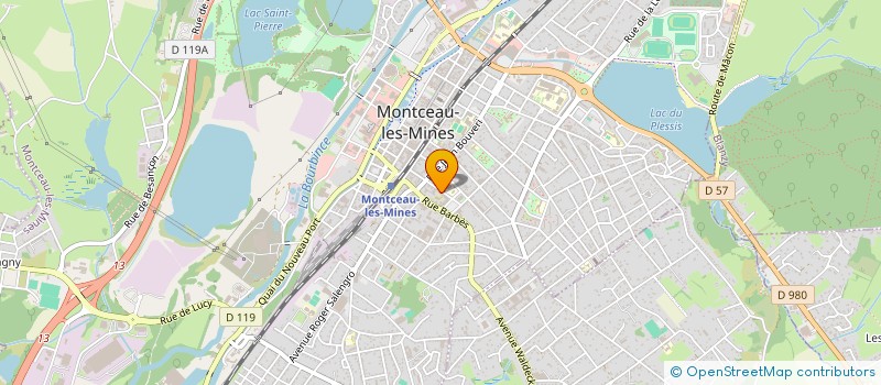 localisation de l'entreprise MONSIEUR MARC BEYOU  MONTCEAU-LES-MINES