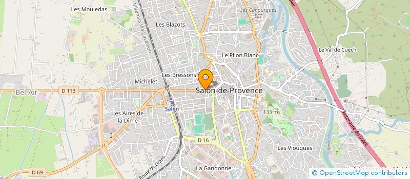 localisation de l'entreprise MONSIEUR MARC BEZOMBES  SALON-DE-PROVENCE