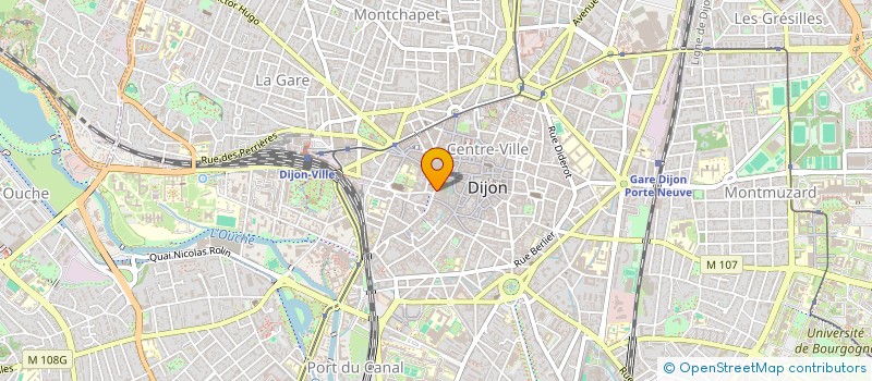 localisation de l'entreprise MONSIEUR MARC BIBET à DIJON