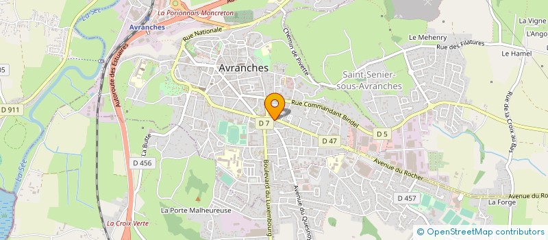 localisation de l'entreprise MONSIEUR MARC BIBOLOTTI à AVRANCHES