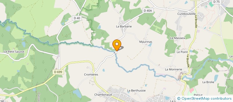 localisation de l'entreprise MONSIEUR MARC BIDOU  ORADOUR-SUR-VAYRES