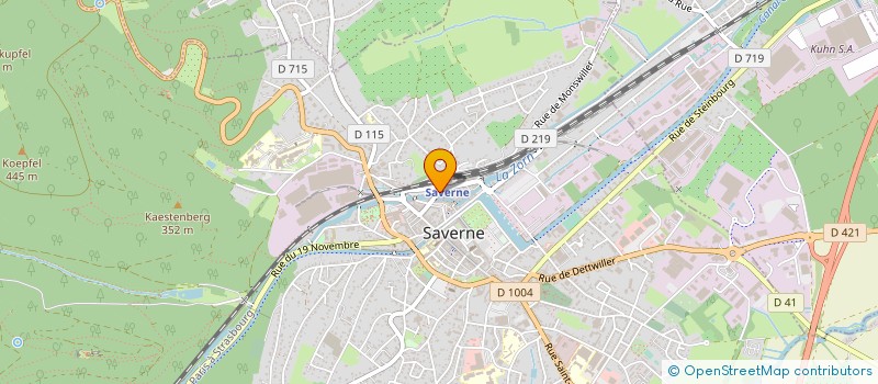 localisation de l'entreprise MONSIEUR MARC BIENVENOT à SAVERNE