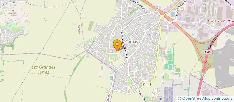 localisation de l'entreprise MONSIEUR MARC BIGALET à CORBAS