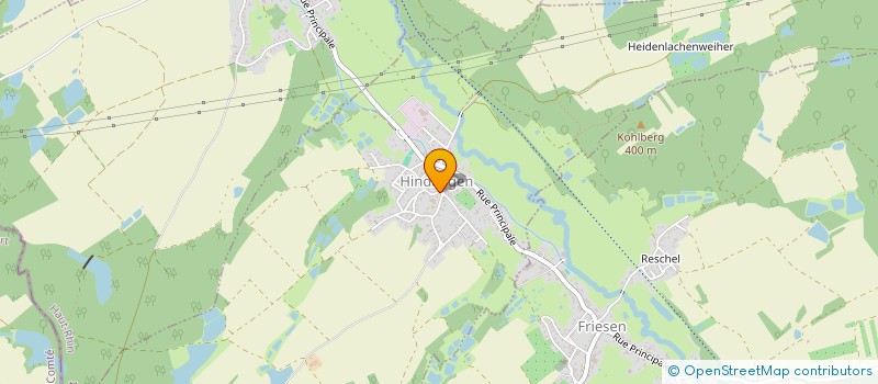 localisation de l'entreprise MONSIEUR MARC BIHL  HINDLINGEN