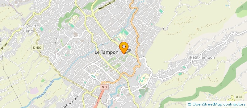 localisation de l'entreprise MONSIEUR MARC BLANC à LE TAMPON