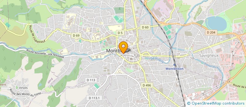 localisation de l'entreprise MONSIEUR MARC BLANC  MONTBRISON