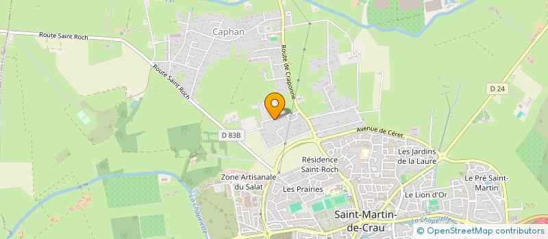 localisation de l'entreprise MONSIEUR MARC BLANC à SAINT-MARTIN-DE-CRAU