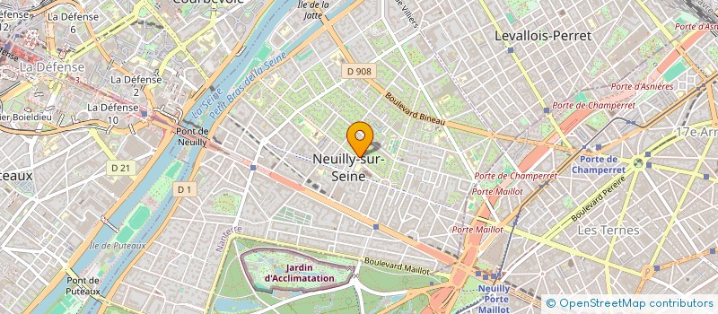 localisation de l'entreprise MONSIEUR MARC BLANC-PAIN à NEUILLY-SUR-SEINE