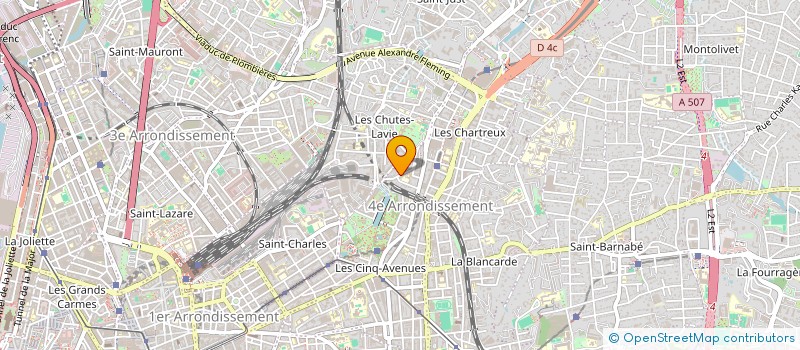 localisation de l'entreprise MONSIEUR MARC BLANCHARDIE à MARSEILLE