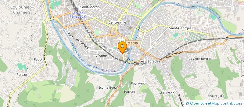 localisation de l'entreprise MONSIEUR MARC BLANIE  PERIGUEUX