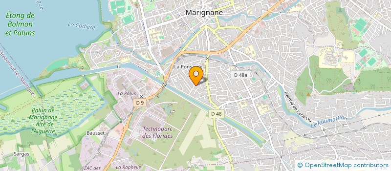 localisation de l'entreprise MONSIEUR MARC BLANQUART à MARIGNANE