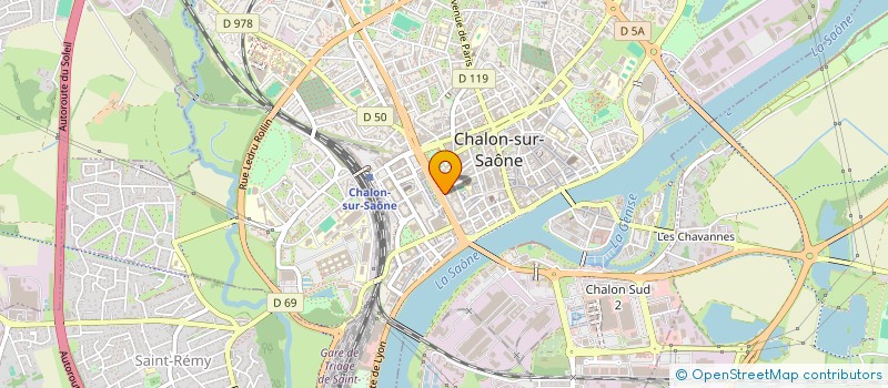 localisation de l'entreprise MONSIEUR MARC BLAVOUX  CHALON-SUR-SAONE