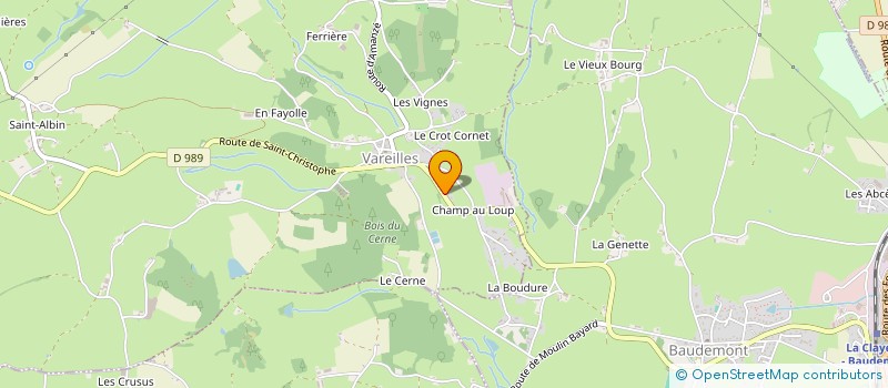 localisation de l'entreprise MONSIEUR MARC BLEROT à SAINT-CHRISTOPHE-EN-BRIONNAIS