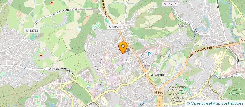 localisation de l'entreprise MONSIEUR MARC BLESY  GRABELS