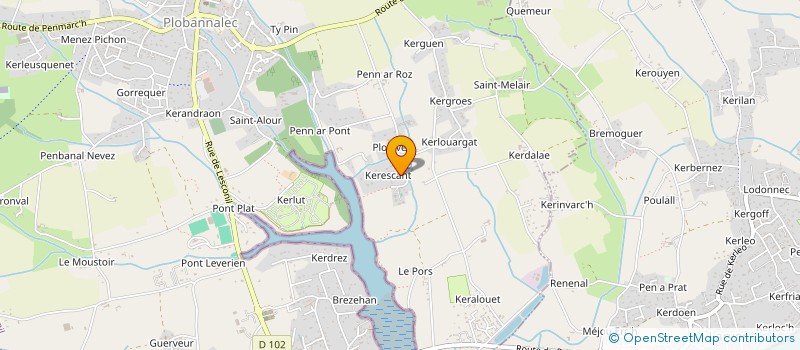 localisation de l'entreprise MONSIEUR MARC BLOCH  PLOBANNALEC-LESCONIL