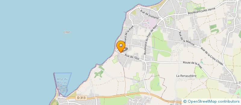 localisation de l'entreprise MONSIEUR MARC BLONDEL à LA PLAINE-SUR-MER