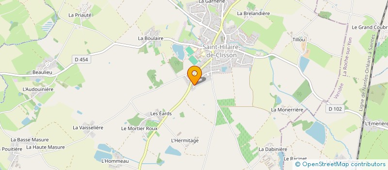 localisation de l'entreprise MONSIEUR MARC BOCHEREAU  SAINT-HILAIRE-DE-CLISSON