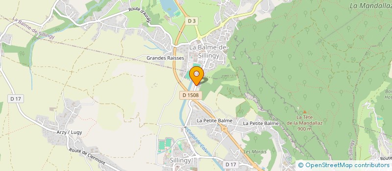 localisation de l'entreprise MONSIEUR MARC BOISSET  SILLINGY