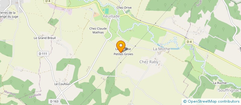 localisation de l'entreprise MONSIEUR MARC BOMBLED à FEUILLADE