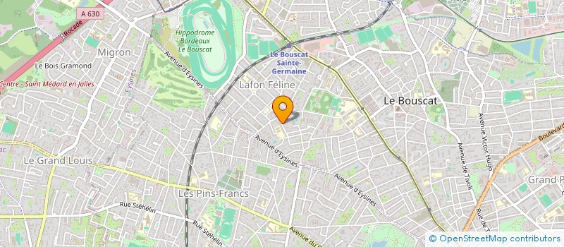 localisation de l'entreprise MONSIEUR MARC BONFANTI à LE BOUSCAT