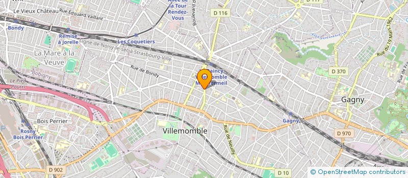 localisation de l'entreprise MONSIEUR MARC BONGIORNI  VILLEMOMBLE