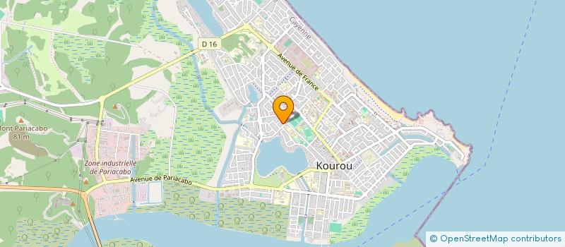 localisation de l'entreprise MONSIEUR MARC BONIFACE à KOUROU