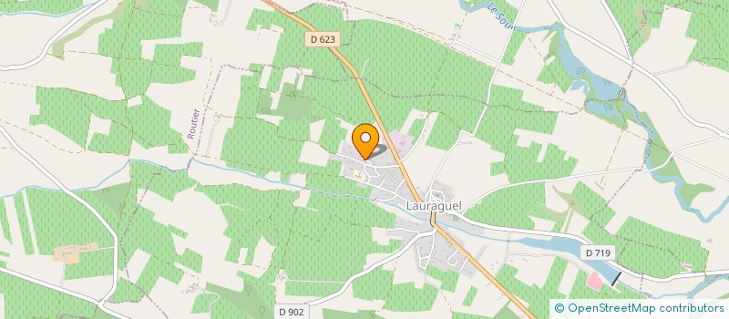 localisation de l'entreprise MONSIEUR MARC BONILLO  LAURAGUEL