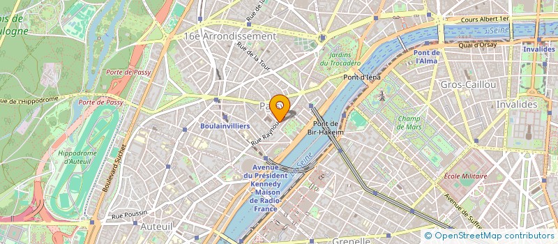 localisation de l'entreprise MONSIEUR MARC BONIVEAU  PARIS