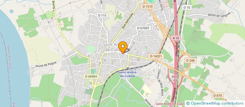 localisation de l'entreprise MONSIEUR MARC BONNARD à SAINT-ANDRE-DE-CUBZAC